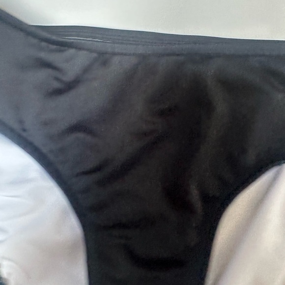 Venus Swim Black Laceup Black Bathing Suit Bottoms, Size 4 - Picture 2 of 6